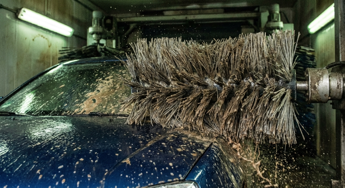 Automated brush damage